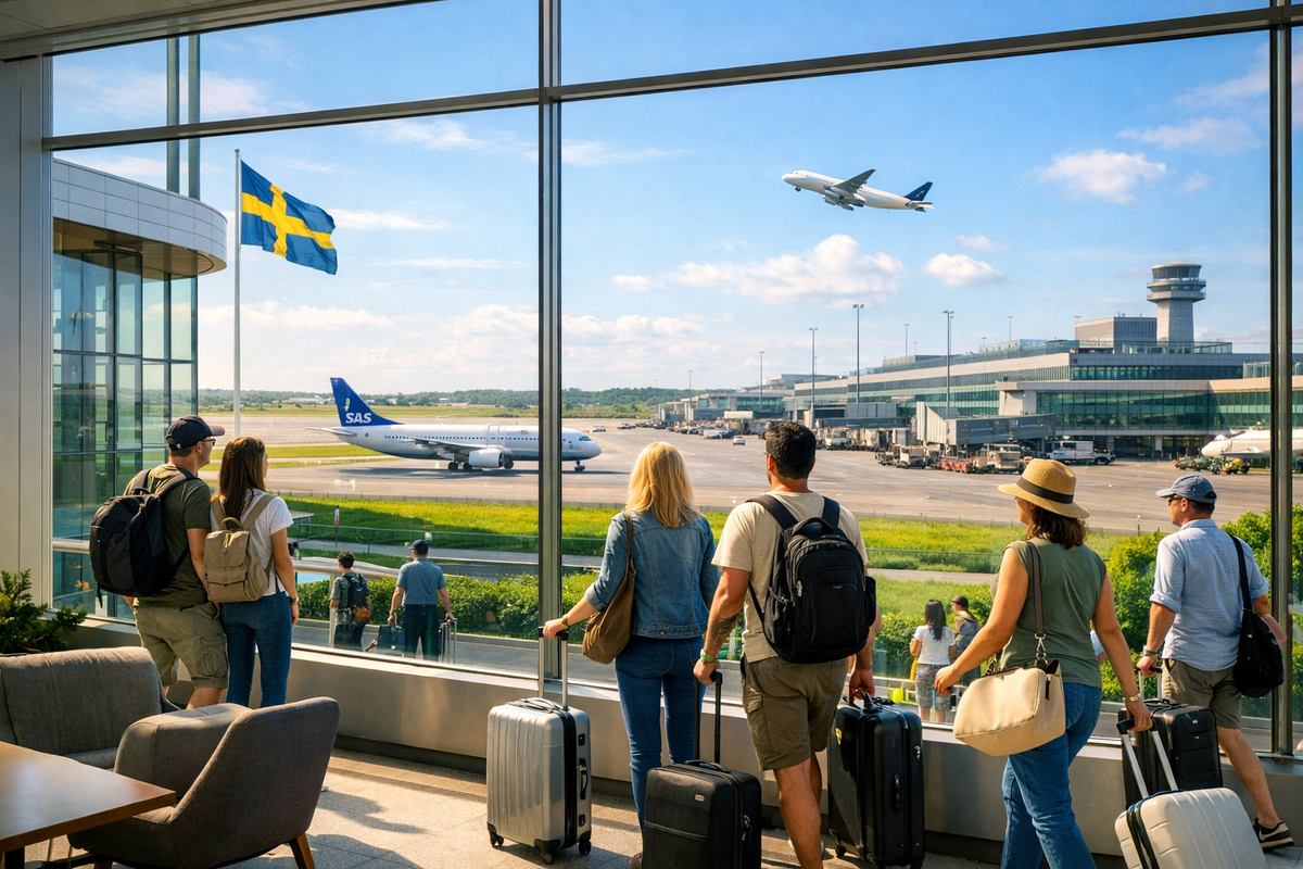 Airports and Flights to Sweden