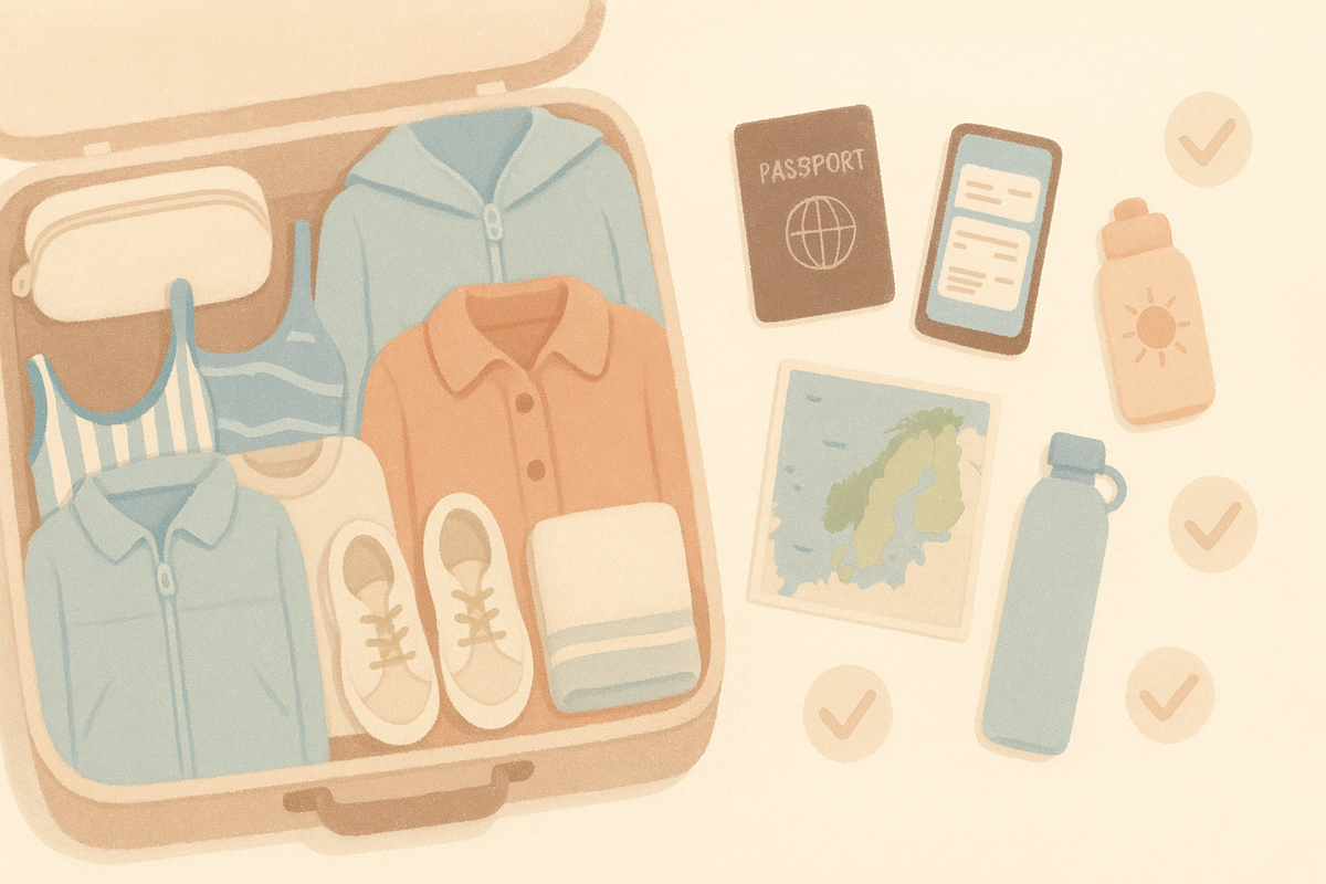 Checklist for summer in Scandinavia