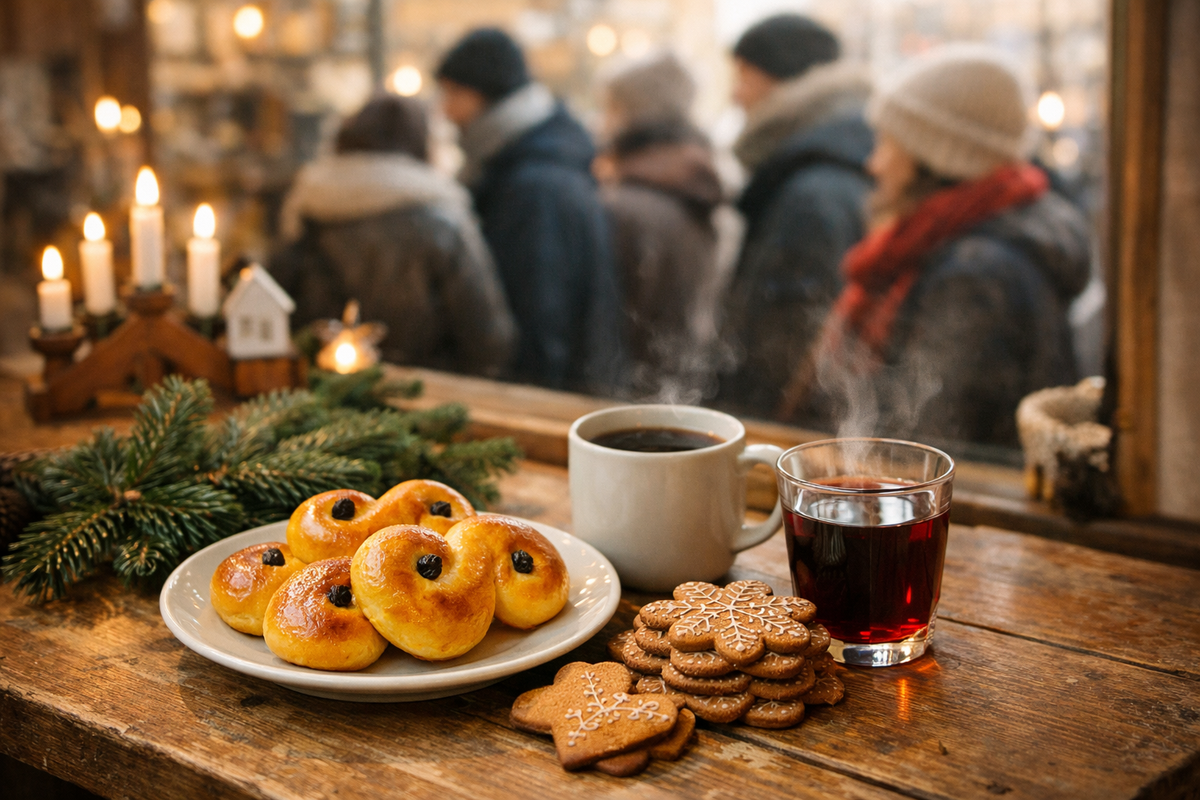 Christmas Baking Lussebullar, Pepparkakor, and Other Winter Sweets