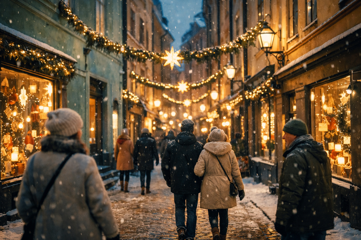Christmas in Stockholm Markets, City Lights, and Winter Walks