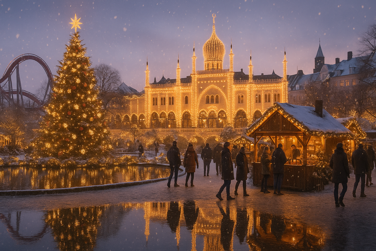 Copenhagen hygge and the lights of Tivoli Gardens
