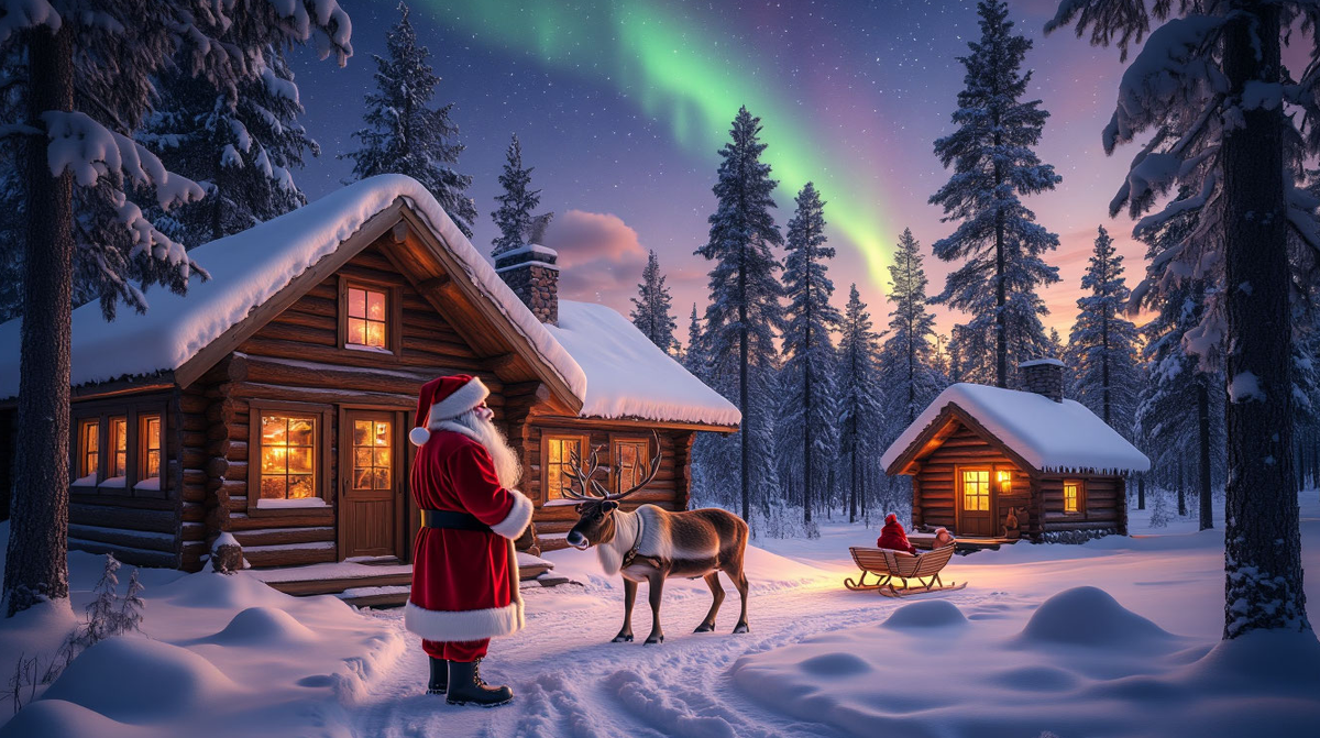 Finland Joulupukki, sauna and a Christmas fairy tale in Lapland