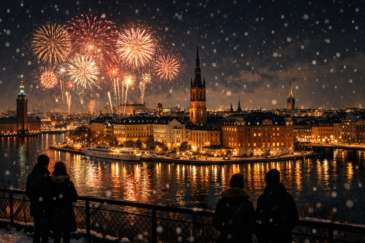 How New Year Is Celebrated in Stockholm Fireworks, Viewpoints, Skansen, and Restaurants