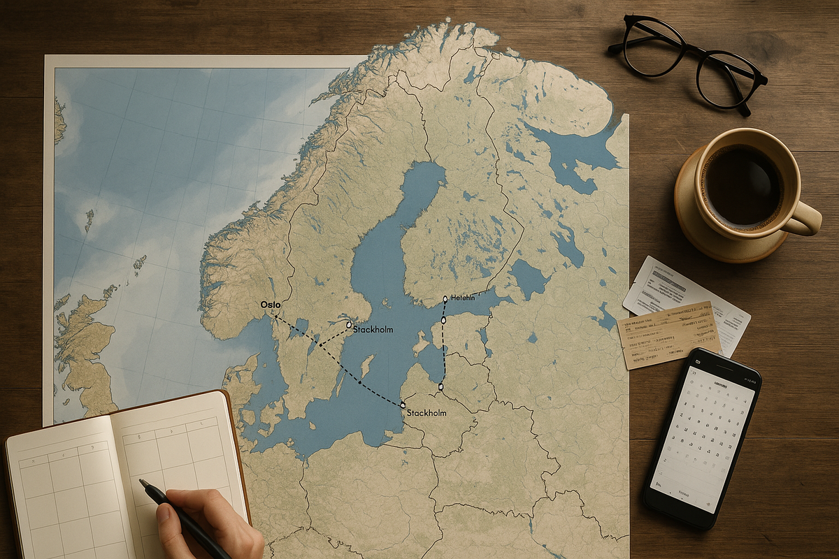 How to plan a 7 10 day route