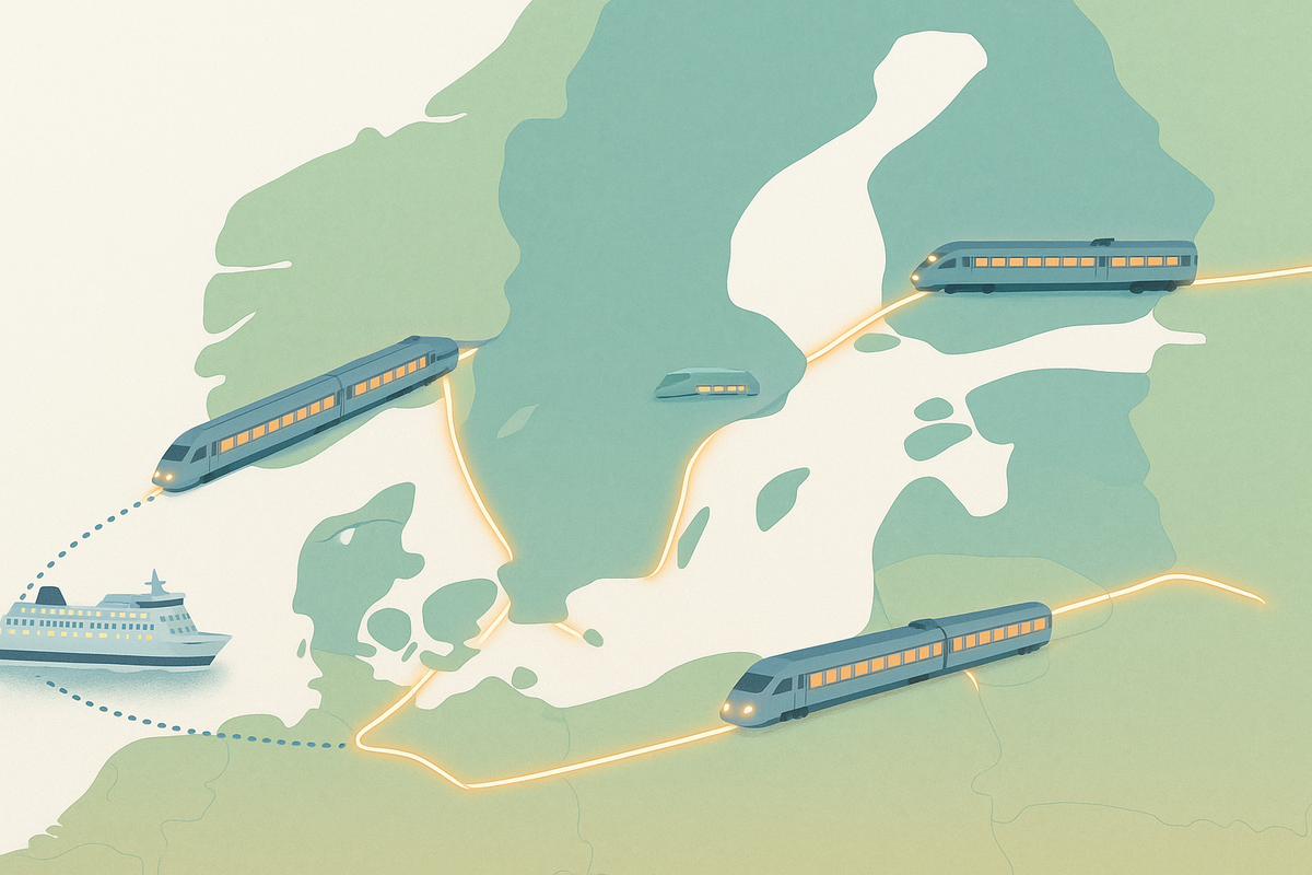 How trains and ferries work