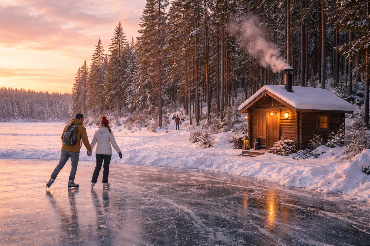 Ice Skating, Skiing, and Saunas Winter Activities Swedes Love