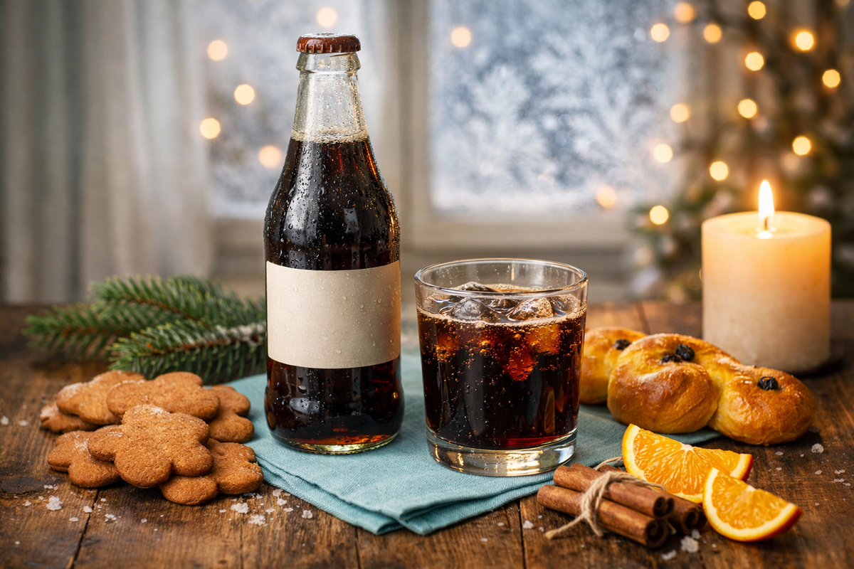 Non-Alcoholic Christmas Drinks Julmust and Other Flavors of Swedish Childhood