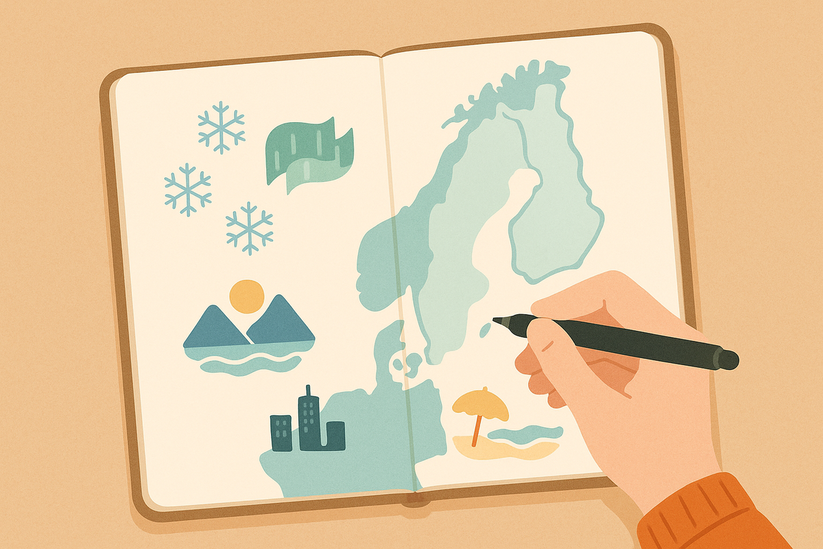 Quick overview which season and which country are best for your holiday