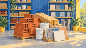 Byggmaterial- och heminredningsbutiker