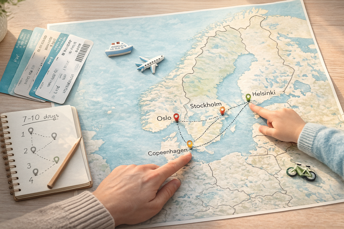 Scandinavian Routes with Children from a Weekend to 10–14 Days