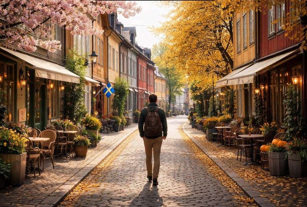 Spring and autumn — cities and rail travel