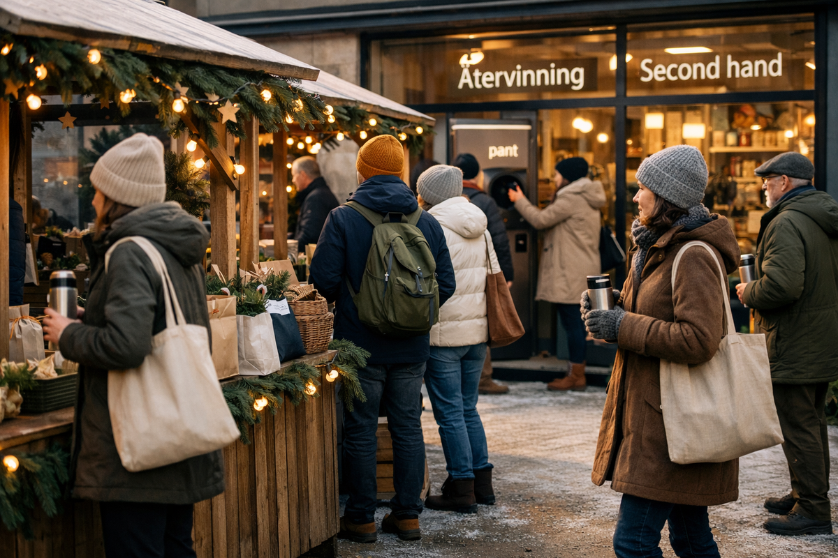 Sustainable Christmas How Swedes Reduce Waste and Save Resources During the Holidays