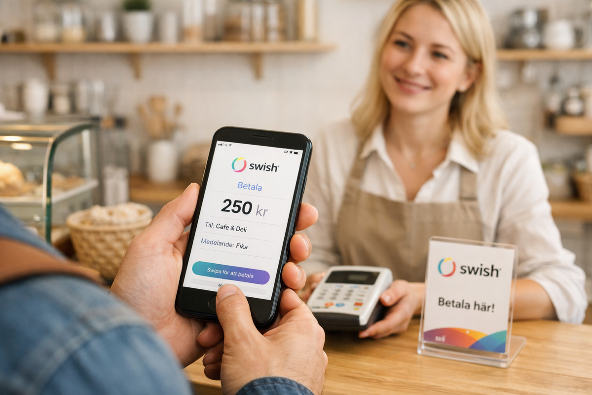 Swish — a popular phone payment method