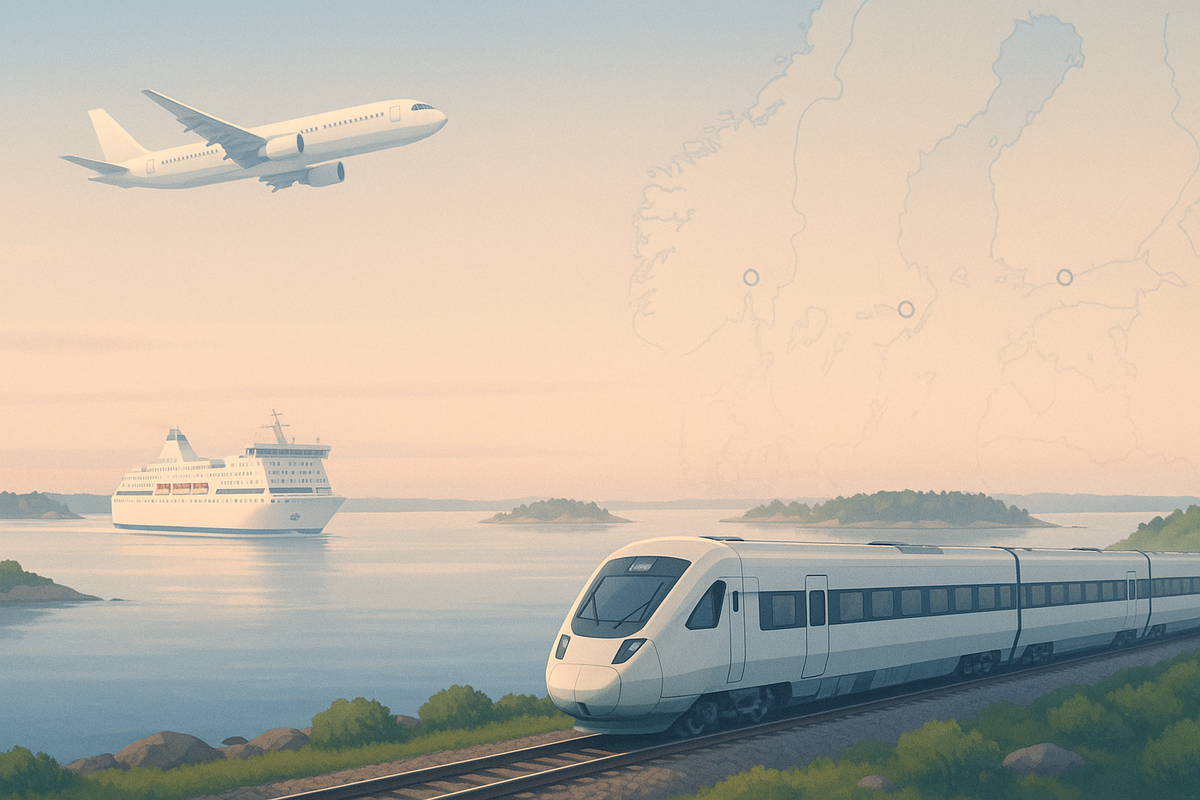 Transport between capitals