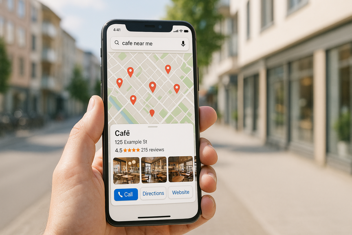 What are geoservices and ‘business cards’ in simple terms