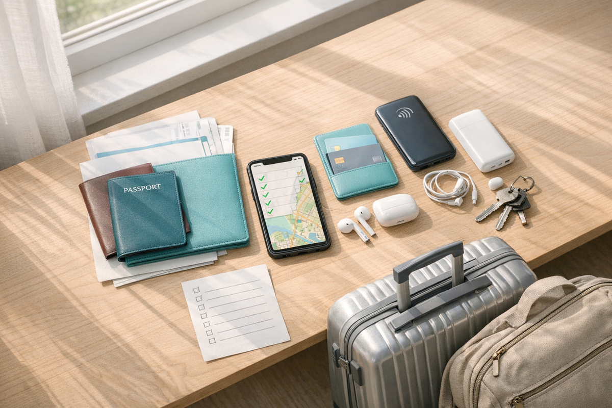 Final checklist before you leave